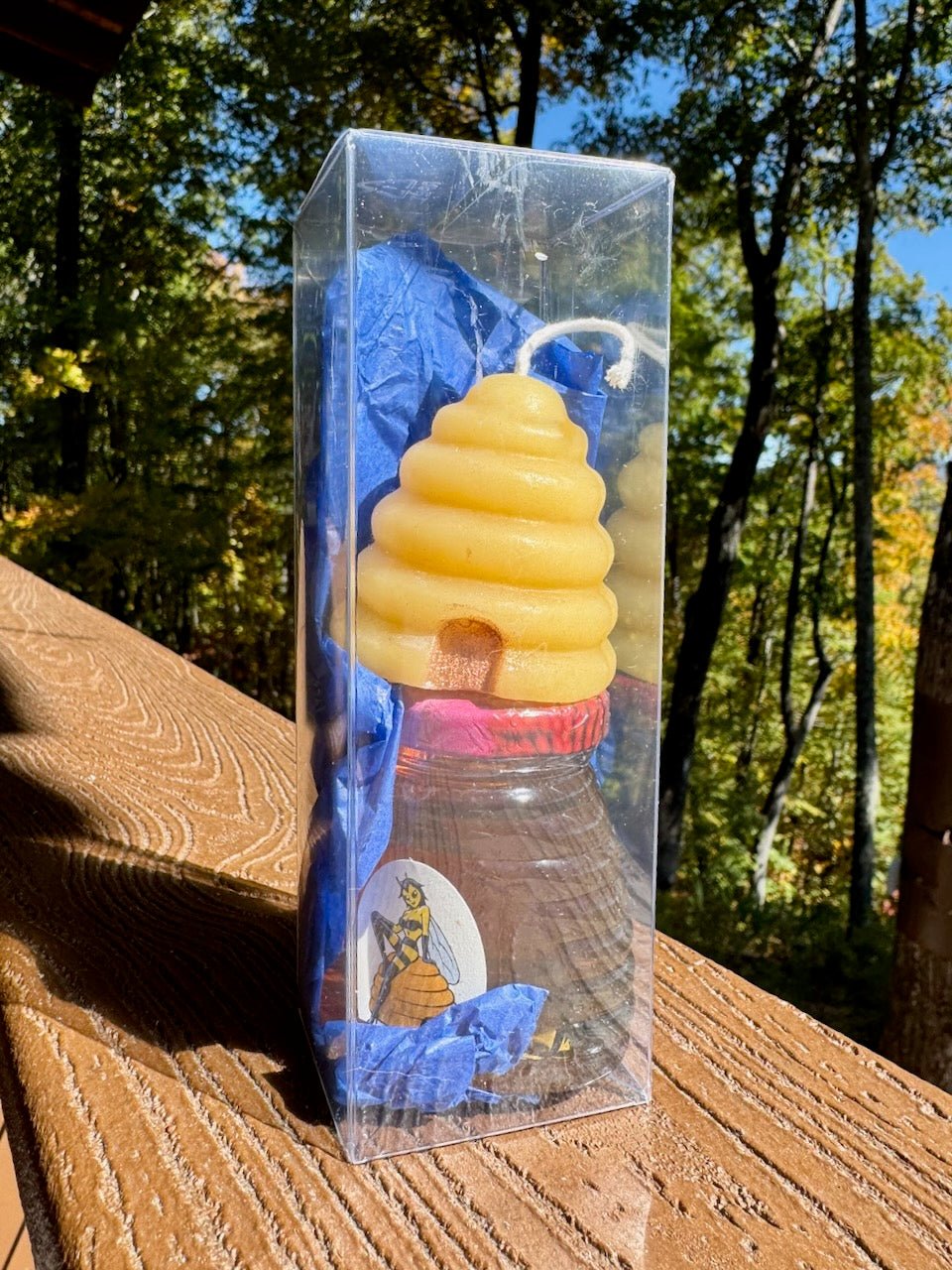 SMALL Summer Sweet Honey & Hive Candle - Holiday Honey Stocking Stuffer