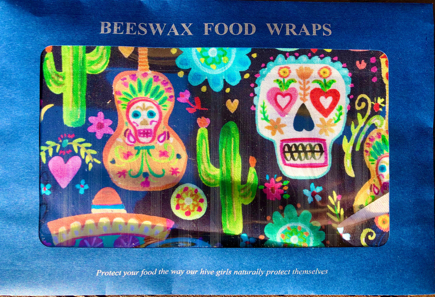 Killer Beeswax Food Wraps - Day of the Dead