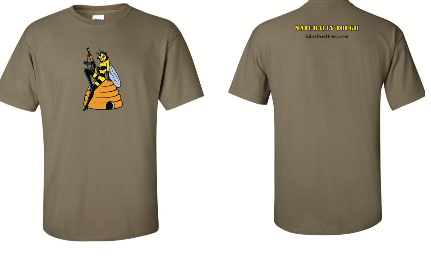 Men's "Naturally Tough" AK-47 T-Shirt - OD Green