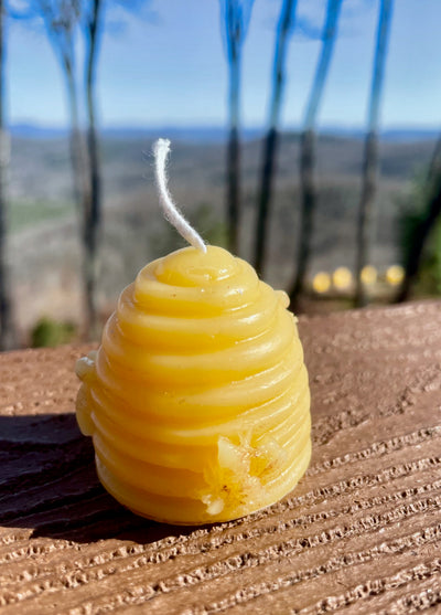 Beehive Candle & Mini Honey